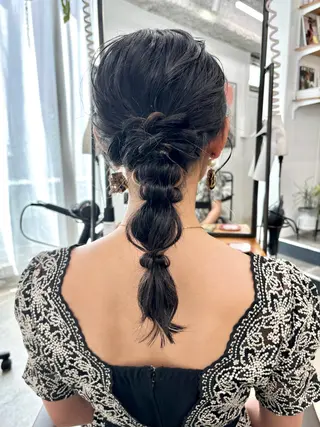 ロング ヘアアレンジ 暖色カラー/天神/ ヘイマサクラのヘアスタイル