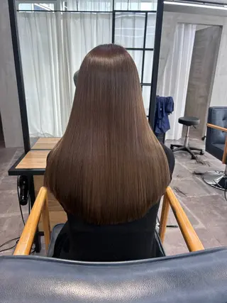 ロング カラー 韓国×髪質改善カラー 💎hinaのヘアスタイル