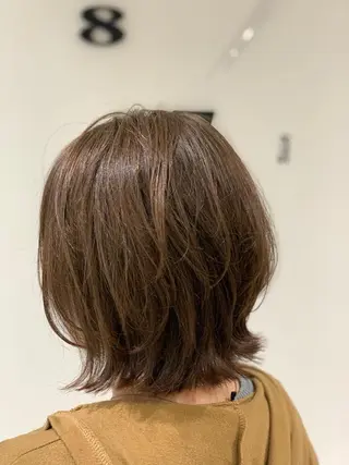 ミディアム カラー 松吉 純平のヘアスタイル