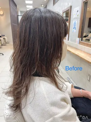 ロング カラー vis-a-vis　板橋店所属・たなか なおのヘアスタイル