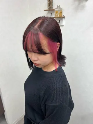 ショート ブリーチカラー HAZUKI🦖のヘアスタイル