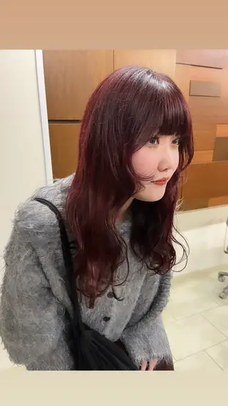 セミロング kchiara所属・yura /レイヤーカットのヘアスタイル