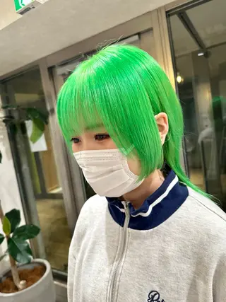 ミディアム カラー デザインカラー🎨 下北沢 / 磯部のヘアスタイル