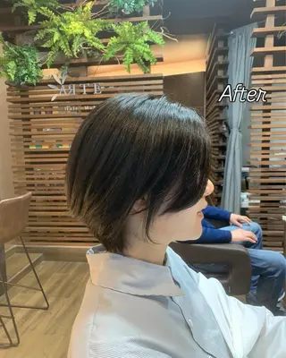 ショート Hair  Make  ARTE所属・♣︎Rikitake Yasu ✂︎のヘアスタイル