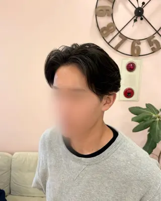 パーマ メンズ ⋆˚ʚɞ0円パーマ モデル／佐藤菜々美のヘアスタイル