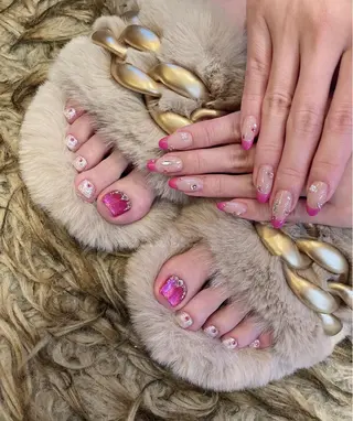 ミディアム めぐみのネイルサロン 惠のネイルデザイン