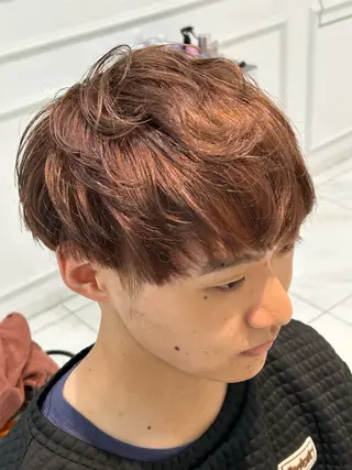 ショート カラー メンズ 🍧透明感カラー🍧 平松秀門のヘアスタイル
