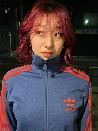 ミディアム Kakui Yuikaのヘアスタイル