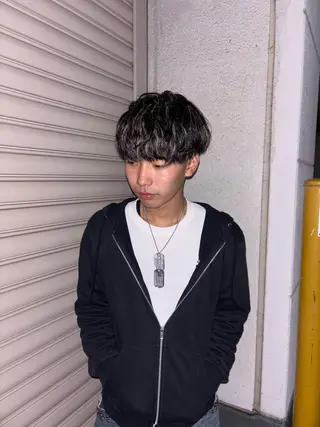 ショート カラー メンズ 平井 颯斗のヘアスタイル