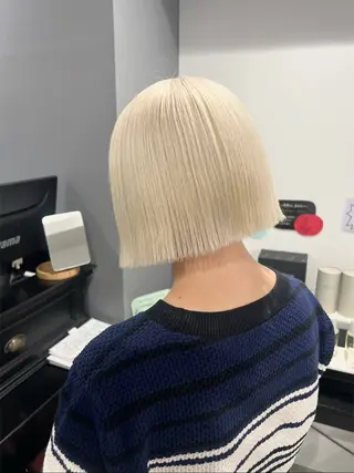 ショート カラー CAPA こばのヘアスタイル