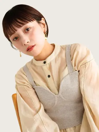 ショート ボブ/ぱつっとボブ/ 谷口 海星のヘアスタイル