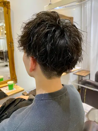 パーマ メンズ 柴田 大輔のヘアスタイル
