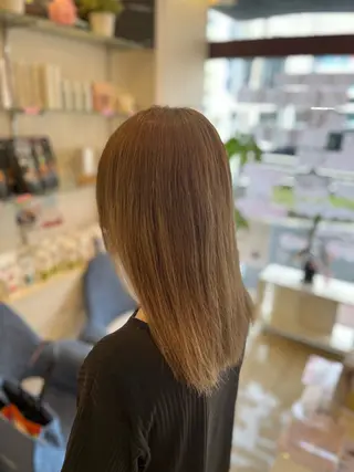 セミロング 横浜/反町フジサキ ハヤトのヘアスタイル