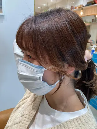 セミロング Loom .by Sea  ルームバイシー所属・レイヤー/前髪/ 韓国/CHIHIROのヘアスタイル