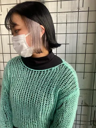 カラー AYANE 韓国ヘア /レイヤーカットのヘアスタイル