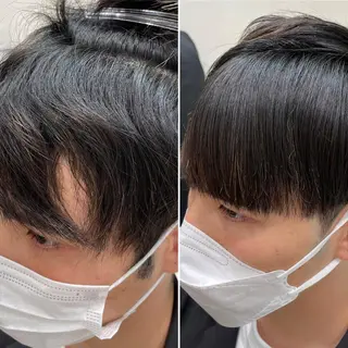 ショート パーマ メンズ 【メンズ縮毛矯正】 田中秀斗のヘアスタイル
