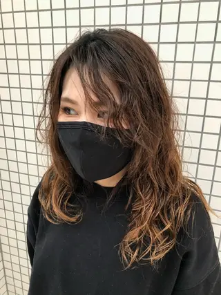 ミディアム パーマ あんざき みわのその他イメージ