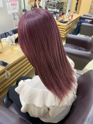 セミロング カラー メンズ特化美容師 タケルのヘアスタイル