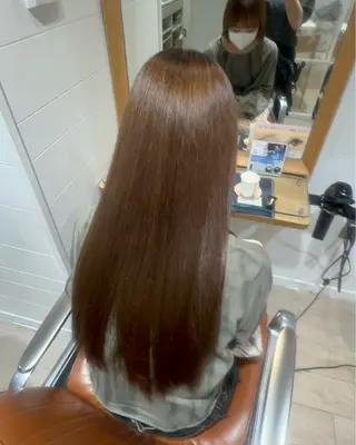 ロング パーマ ୨୧color୨୧ ちひろのヘアスタイル