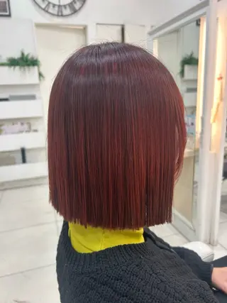 ショート カラー パーマ 髪質改善/艶カラー/ メンズパーマ/鈴木のヘアスタイル