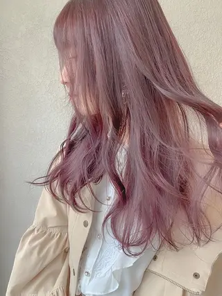 ミディアム カラー UP-PU ART  HAIRのヘアスタイル