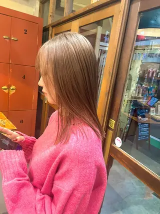 ミディアム カラー GO TODAY SHAiRE SALON 原宿本店所属・ボブ/レイヤー/ ハッシュカット/河内のヘアスタイル