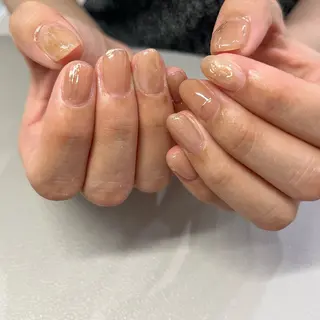 ネイル Ray. ちゅるん系ニュアンスのネイルデザイン