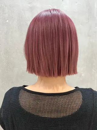 ショート カラー le'a所属・谷町/Le'a /竹原しおなのヘアスタイル