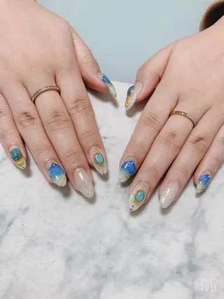 ネイル 🌙🫧CHARME (RUKA)🦋🫧のネイルデザイン