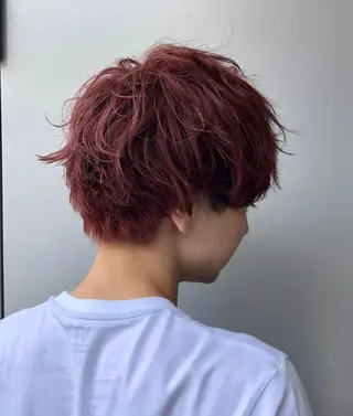 メンズ ツヤカラー🤍 ARISAのヘアスタイル