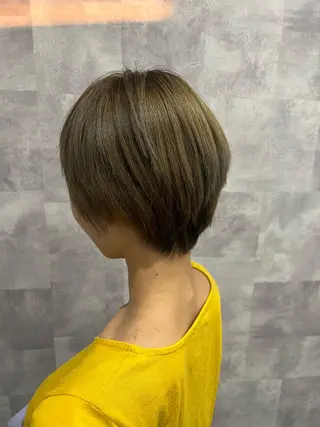 ショート レイヤーカット ✨藤原のヘアスタイル