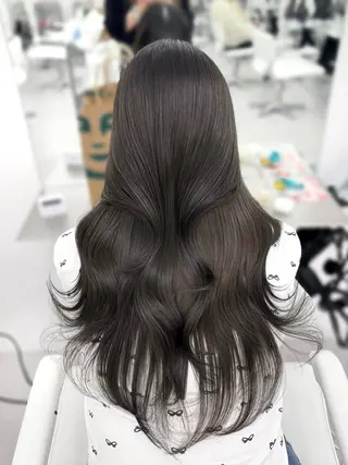 ロング カラー 韓国ガーリーヘア🎀 Sayaka🤍のヘアスタイル