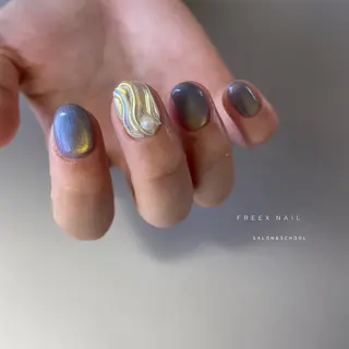 ネイル Freex nail所属・freex nail /ニュアンス/個性派のネイルデザイン