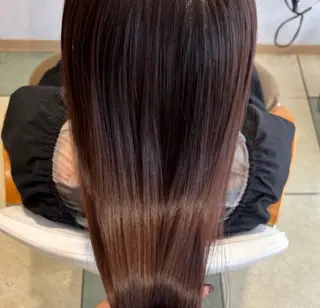 ロング カラー 透明感カラー/ くびれヘア/ユウユのヘアスタイル