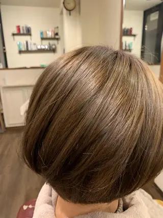 カラー LUCIA所属・透明感カラー/ブリー チ無し/瀧田恭平のヘアスタイル