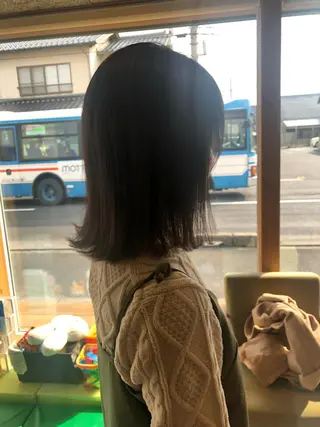 ミディアム カラー LaciTa hair design所属・吉村 萌のヘアスタイル