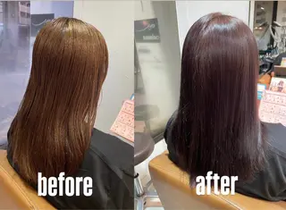 カラー まつい いぶきのヘアスタイル