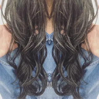 セミロング カラー ヘアアレンジ TOTAL BEAUTY BREK 袋井店所属・BREK 袋井店のヘアスタイル