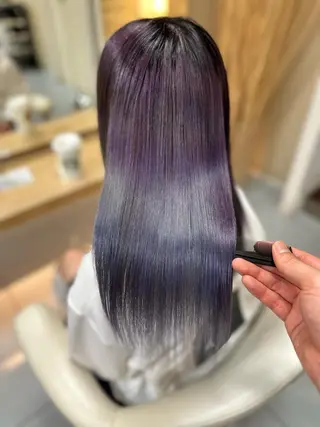 カラー 加藤 彩花のヘアスタイル
