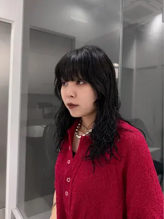 セミロング パーマ 艶カラー ⋆✦ HIROMIのヘアスタイル