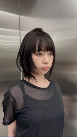 ショート romp恵比寿所属・ボブ・ショートカット 【瑠己】のヘアスタイル