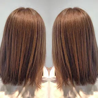 ミディアム カラー 韓国系/ダブルカラー /トグチリンカのヘアスタイル