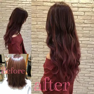 ロング 美髪改善・ストレート 🌿エクステ/カンジのヘアスタイル