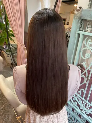 ロング カラー パーマ ヘアアレンジ メンズ 表参道Lise おおいしおりのヘアスタイル