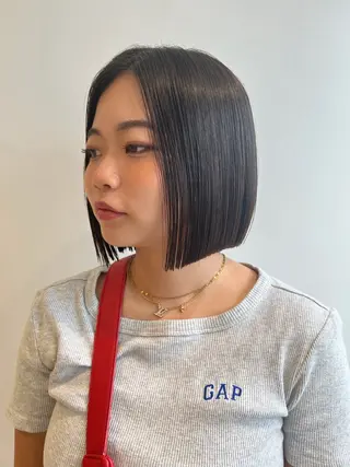 ショート ボブ／ストレート🎀 harukaのヘアスタイル