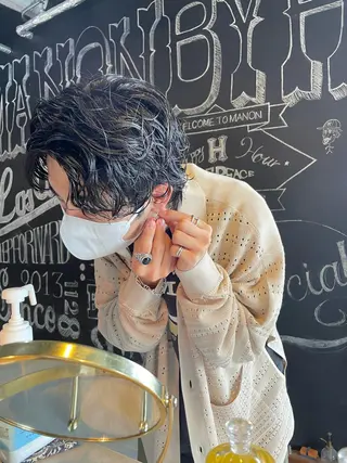 ショート カラー メンズ メンズヘア/レイヤー /ボブ山内春輝のヘアスタイル