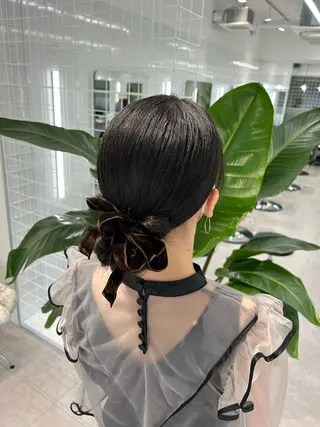 ロング 卒業式ヘアセット🎀 ヘアアレンジのヘアスタイル