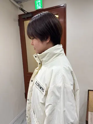 ショート パーマ/髪質改善 暖色カラー🍇akoのヘアスタイル