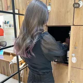 ロング インナーカラー /ヘアメ じゅんのヘアスタイル