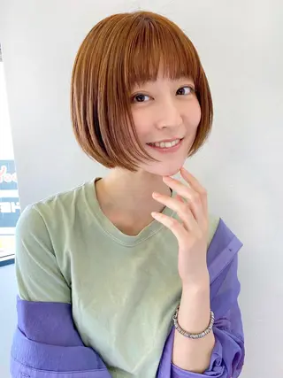 ショート ボブ指名No.1🌞 オガタのヘアスタイル